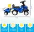 Lemodo Rutschauto Traktor New Holland mit Anhänger blau