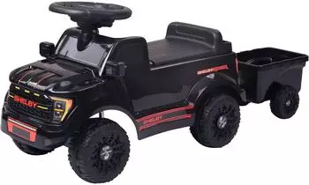 Jamara Rutscher Shelby Ford F-150 Raptor mit Anh&auml;nger schwarz