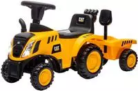 Jamara Rutscher "Caterpillar Traktor mit Anh&auml;nger 2in1, gelb" mit Licht- und
