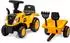 Jamara Rutscher Caterpillar Traktor mit Anhänger gelb 2in1