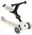 Globber Scooter 3in1 Go-Up active ECO mit Leuchtrollen kokos weiß