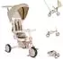 byox Tricycle Compacto 4-in-1 Dreirad, klappbarer Schiebegriff, EVA, beige