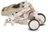 byox Tricycle Compacto 4-in-1 Dreirad, klappbarer Schiebegriff, EVA, beige