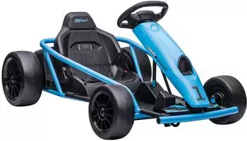 HomCom Kinder Elektro Drift Kart blau