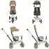 byox Juno Dreirad 4-in-1 mit Schiebegriff und Sonnendach, beige (112023)
