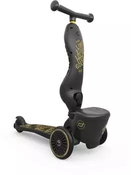 Scoot & Ride Highwaykick 1 Lifestyle Kinderroller & Ride-On, schwarz/gold