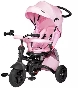 HyperMotion Tobi Velar Kinder-Dreirad mit Schubstange, drehbarer Sitz, faltbar, rosa (Tobi Velar)
