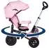HyperMotion Tobi Velar Kinder-Dreirad mit Schubstange, drehbarer Sitz, faltbar, rosa (Tobi Velar)