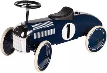 Goki Rutscherfahrzeug Metall, Retro, marine (4013594141765)