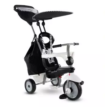 smarTrike Vanilla Plus Dreirad schwarz-weiß (6654200)