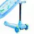 FableKids Rex Dino Kinderscooter 3-Rad, LED-Räder, höhenverstellbar, klappbar