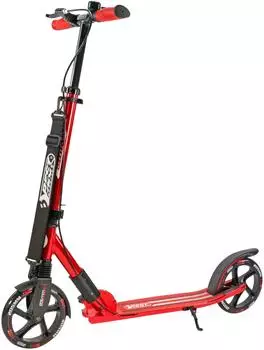 Best Sporting Cityscooter 205 schwarz/rot mit Handbremse und Klingel (30478)