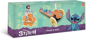 Mondo Stitch Twist & Roll Tretroller mit 3 Rädern, verstellbarem Lenker (28745)