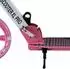 Mach1 Kickscooter klappbar, 200mm LED-Rollen, pink/weiß (2791)