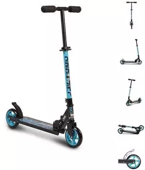 byox Rendevous Kinderroller h&ouml;henverstellbar, klappbar, blau (107630)