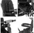 Lorelli Jaguar 4 in 1 Dreirad mit Schiebestange, drehbarem Sitz, Faltdach, schwarz/gelb
