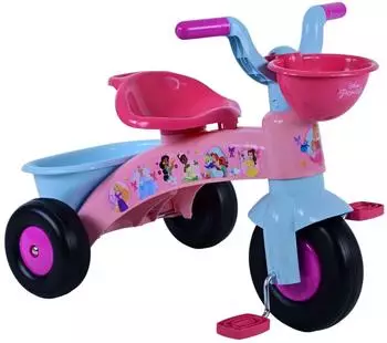 Volare Disney Princess Dreirad mit Korb, Mädchen, rosa