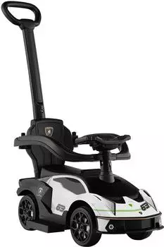 Costway Lamborghini Rutschauto 3-in-1 mit Lenkrad, Hupe & Motorsound (FC32330ITDE)