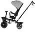 Chipolino Tricycle Max Sport 2-in-1 Dreirad, Becherhalter, umkehrbarer Sitz, grau/schwarz (TRKMS02602CH)