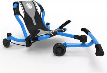 EzyRoller Spinner Dreiradscooter mit Lenkrollen, blau, ab 4 Jahren (EZS1B)