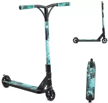 byox Shock Kinderroller Aluminium, PU-Räder ABEC-9, Stoßdämpfer, blau
