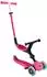 Globber Go-Up Active Lights 3in1 Scooter mit Leuchtrollen, fuchsia pink (744-110)