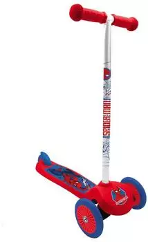 Disney Spider-Man Balance Scooter 3 R&auml;der, rot, Kinder