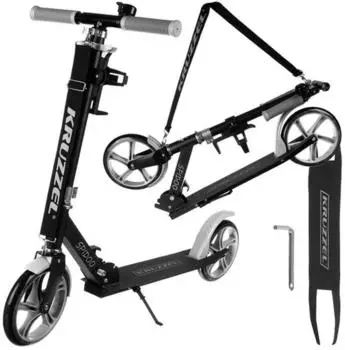 Kruzzel Spidoo Kinderroller klappbar, Aluminiumrahmen, 200mm-R&auml;der, bis 100kg (25629)