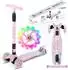 Coil Dreirad-Scooter Kinder 3-8 Jahre, LED-Räder, höhenverstellbar (VENTO)