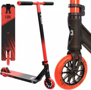 CORE Action Sports CD1 Stunt Scooter 78cm, schwarz/rot