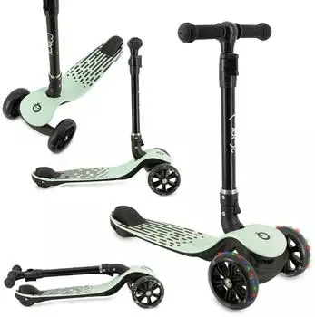 Momi SAN Kinderroller 3 R&auml;der, 2-in-1, faltbar, LED-R&auml;der (SAN)