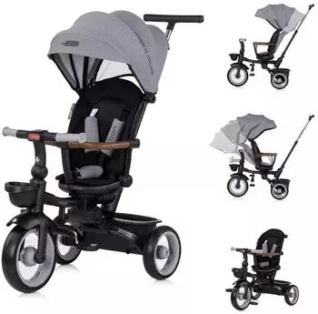 Chipolino Tricycle Urban Dreirad, klappbar, Lenker mit Licht, Sitz drehbar (TRKUB02502AN)