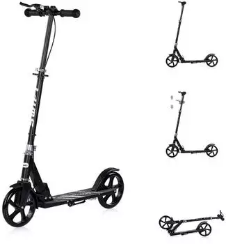 Chipolino Swift Kinderroller klappbar, schwarz (ABEC-7)