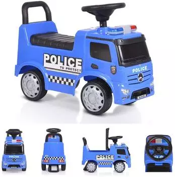Moni Antos Mercedes-Benz Kinder-Rutschauto mit Sound, blau