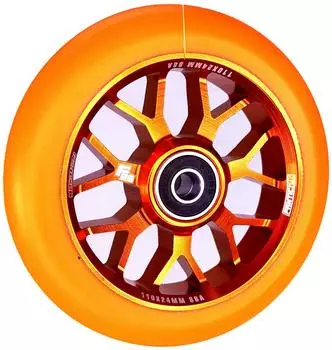 Fantic26 Spy7 Stunt-Scooter Rolle 110mm ABEC-11, orange (Orange/Pu Orange)