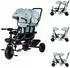 Chipolino Hip Hop Geschwisterdreirad, 2 Kinder, Sitze 360° drehbar, bis 40kg (TRKHH0263MA)
