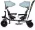 Chipolino Hip Hop Geschwisterdreirad, 2 Kinder, Sitze 360° drehbar, bis 40kg (TRKHH0263MA)