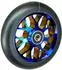 Fantic26 Spy7 Stunt-Scooter Rolle 110mm, Blauchrome/PU schwarz (ABEC-11)