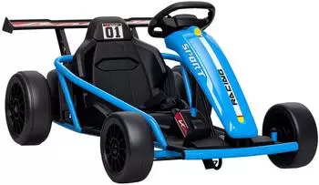 AIYAPLAY Elektro-Gokart f&uuml;r Kinder 24V 6-13km/h Drift Kart, blau (370-446V90BU)