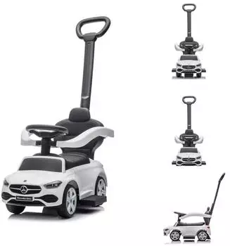 Chipolino Rutschauto Mercedes Benz C-Klasse mit Stauraum, Schiebegriff, weiß