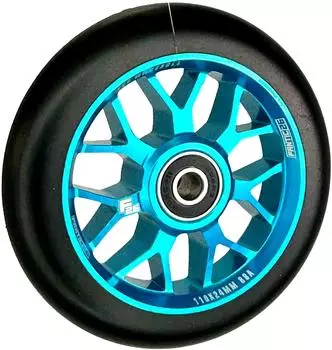 Fantic26 Spy7 Stunt-Scooter Rolle 110mm ABEC 11 t&uuml;rkis/schwarz