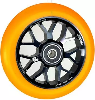 Fantic26 Spy7 Stunt-Scooter Rolle 110mm ABEC-11, schwarz/PU orange