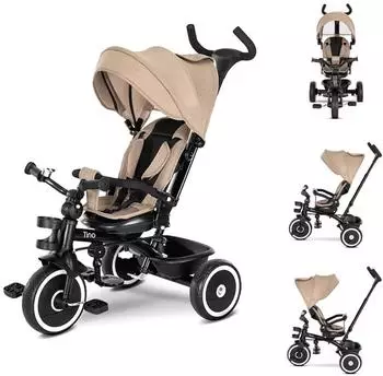 Lorelli Tino 360 Dreirad 5-in-1, beige (Tino 360)
