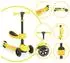 Moni Lamborghini 2-in-1 Kinderroller/Laufrad, klappbar, gelb
