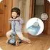 Momi Debe 2-in-1 Kinderroller mit Sitz, LED-Räder, faltbar