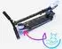 Movino Cosmo 2 Kinderroller klappbar mit LED-Rädern 120mm