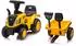 Lemodo Traktor New Holland mit Anhänger, Rutschauto für Kinder
