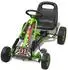 vidaXL Pedal Go-Kart mit verstellbarem Sitz grün