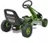vidaXL Pedal Go-Kart mit verstellbarem Sitz grün