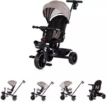 Chipolino Max Sport Dreirad 2-in-1, umkehrbarer Sitz, Sonnendach